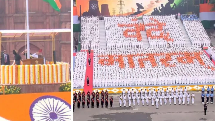 Historic first: ‘Vande Mataram’ echoes at Red Fort during 80th Independence Day