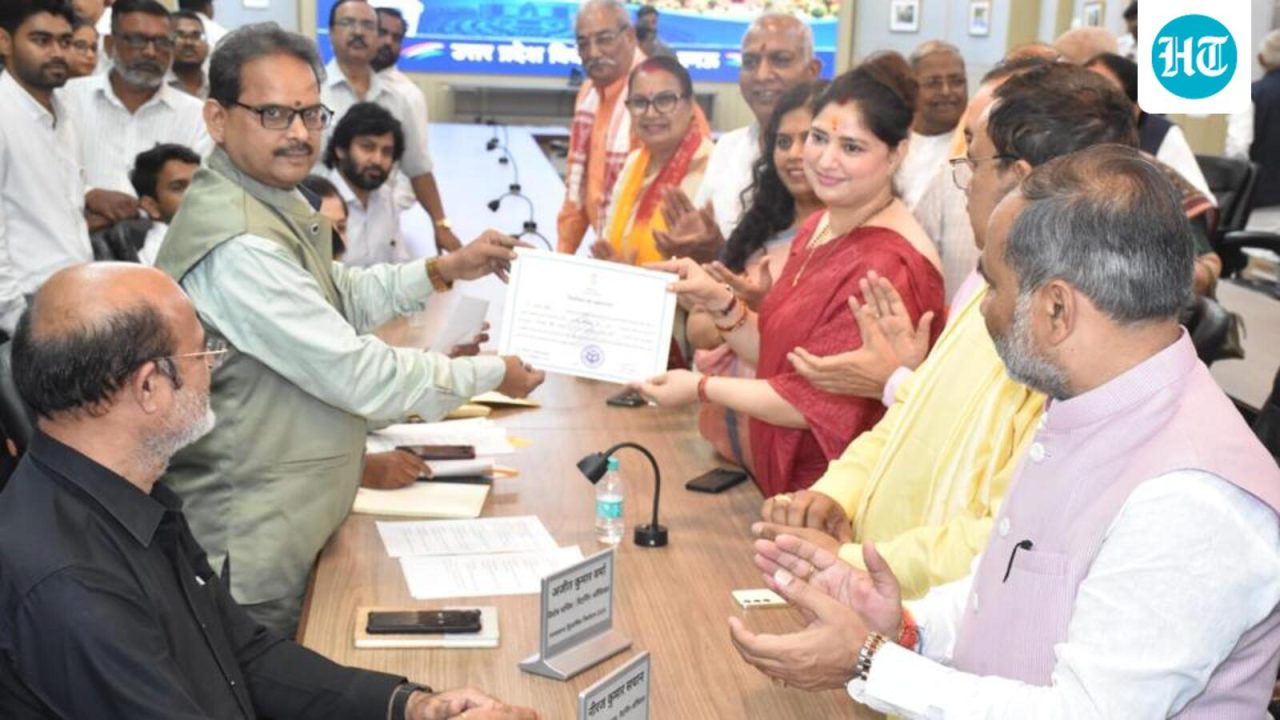 Eight BJP, two SP candidates from Uttar Pradesh elected unopposed to Rajya Sabha