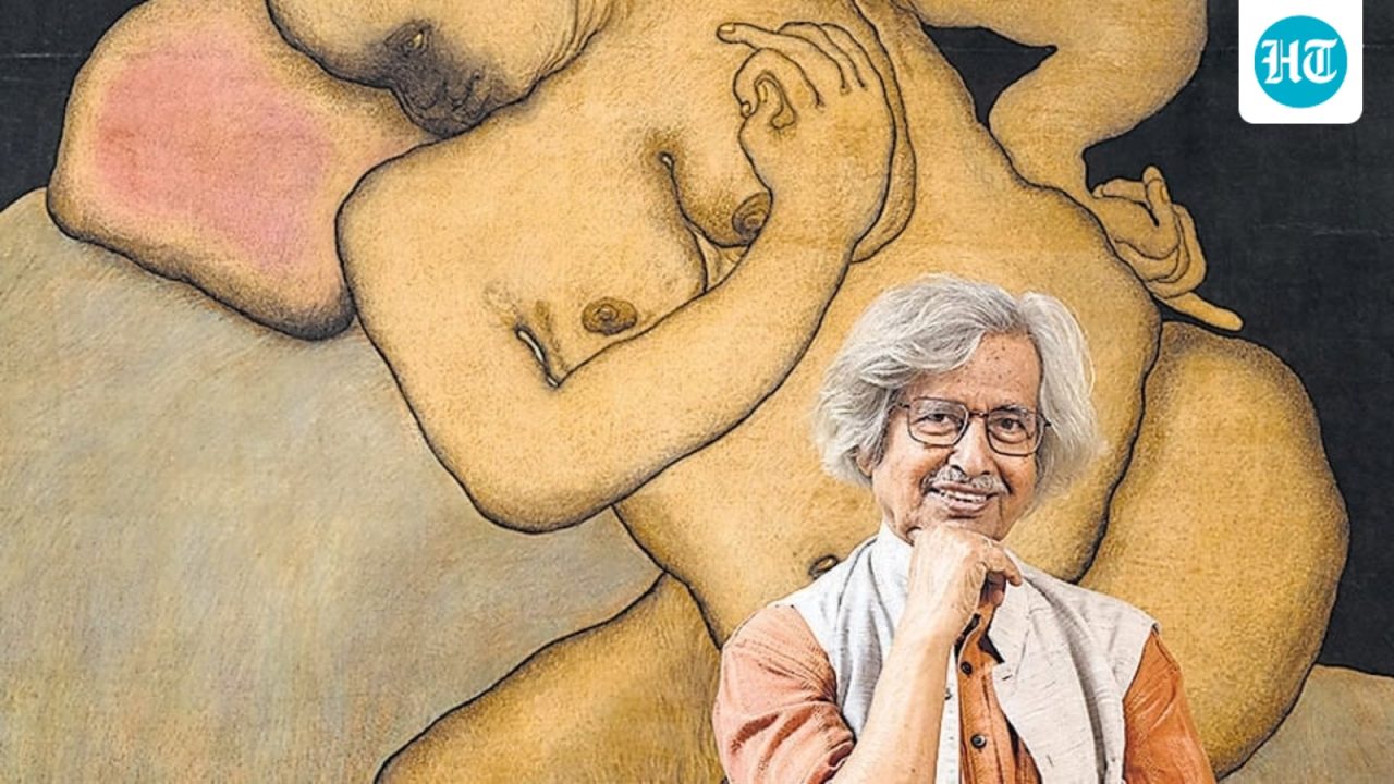 Beyond the distorted figures: Jogen Chowdhury’s canvas stretched wide