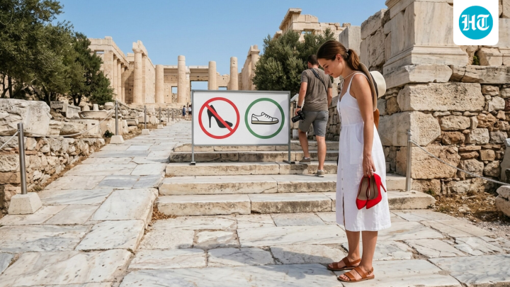 Why are high heels banned at some ancient Greek monuments? The unusual rule explained