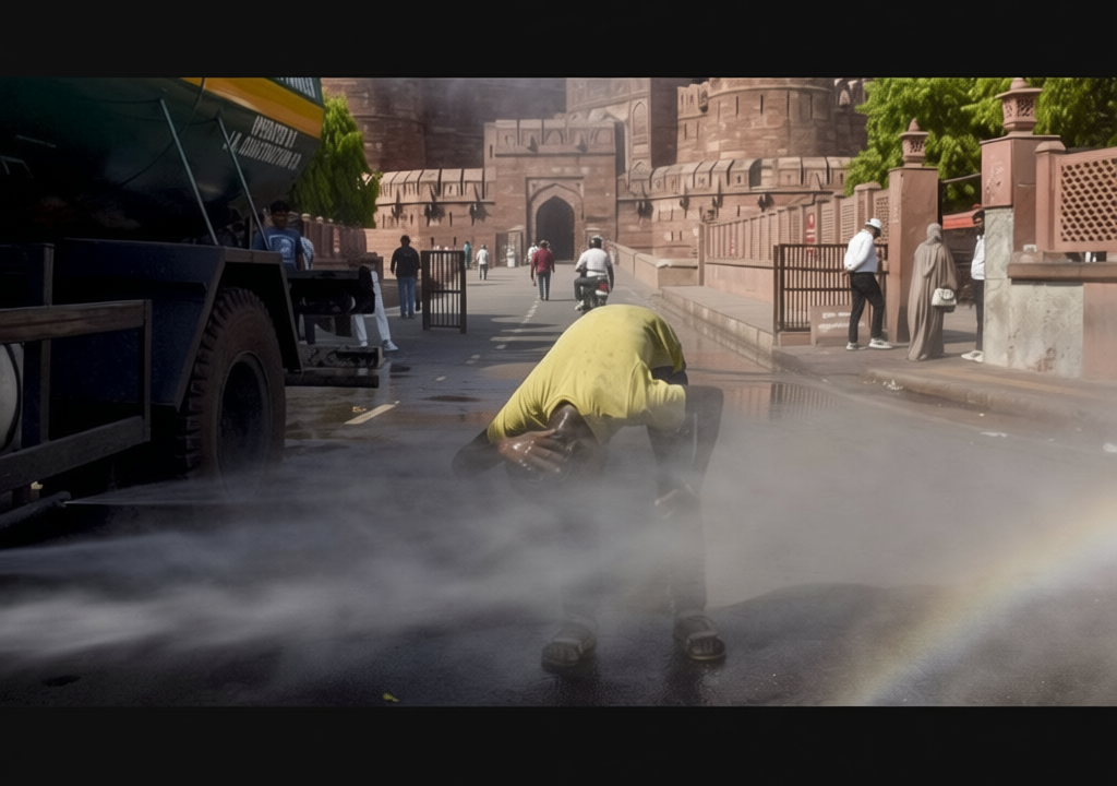 Delhi weather: ‘Real feel’ temperature soars to a blistering 51°C; rainfall likely from Monday