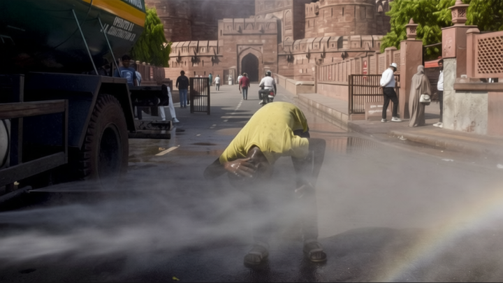 Delhi weather: ‘Real feel’ temperature soars to a blistering 51°C; rainfall likely from Monday