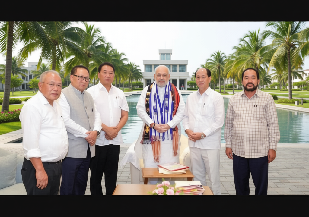 Where is Manipur CM? Amit Shah’s meeting with Naga MLAs from state raises eyebrows