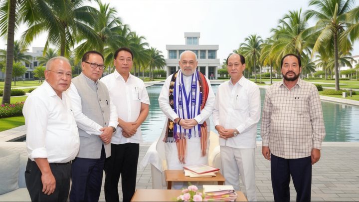 Where is Manipur CM? Amit Shah’s meeting with Naga MLAs from state raises eyebrows