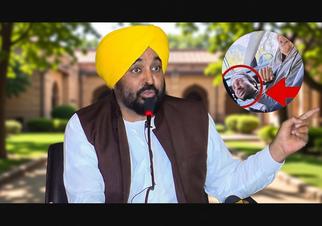 Bhagwant Mann video row: Punjab CM claims masked man impersonated him; BJP lashes out at ‘changing versions’