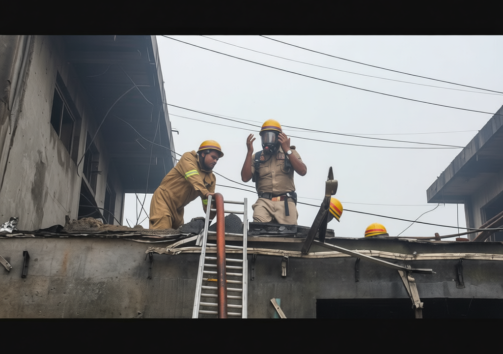 ‘Jump or die’: How a 32-year-old man escaped the deadly Lucknow fire