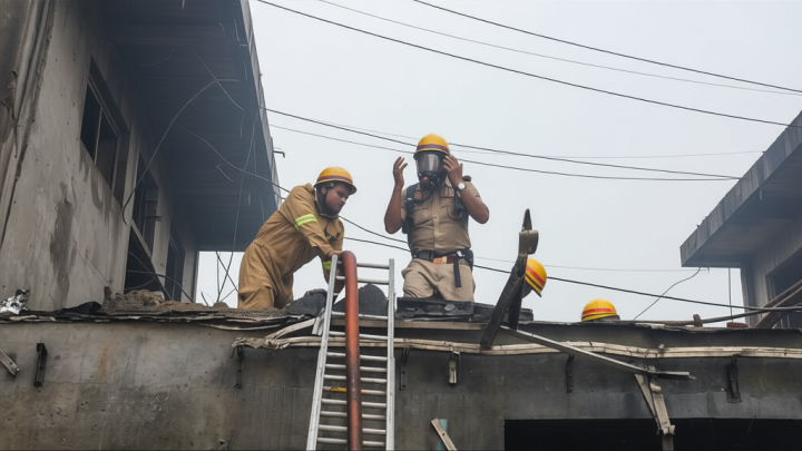 ‘Jump or die’: How a 32-year-old man escaped the deadly Lucknow fire