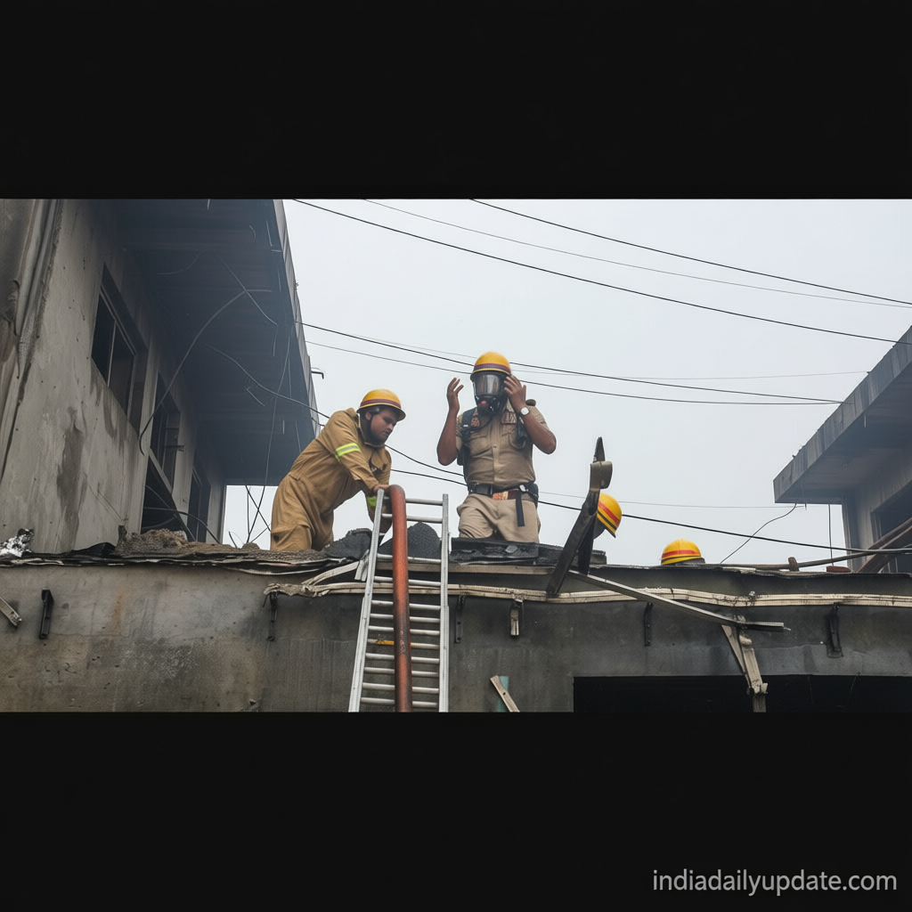 ‘Jump or die’: How a 32-year-old man escaped the deadly Lucknow fire