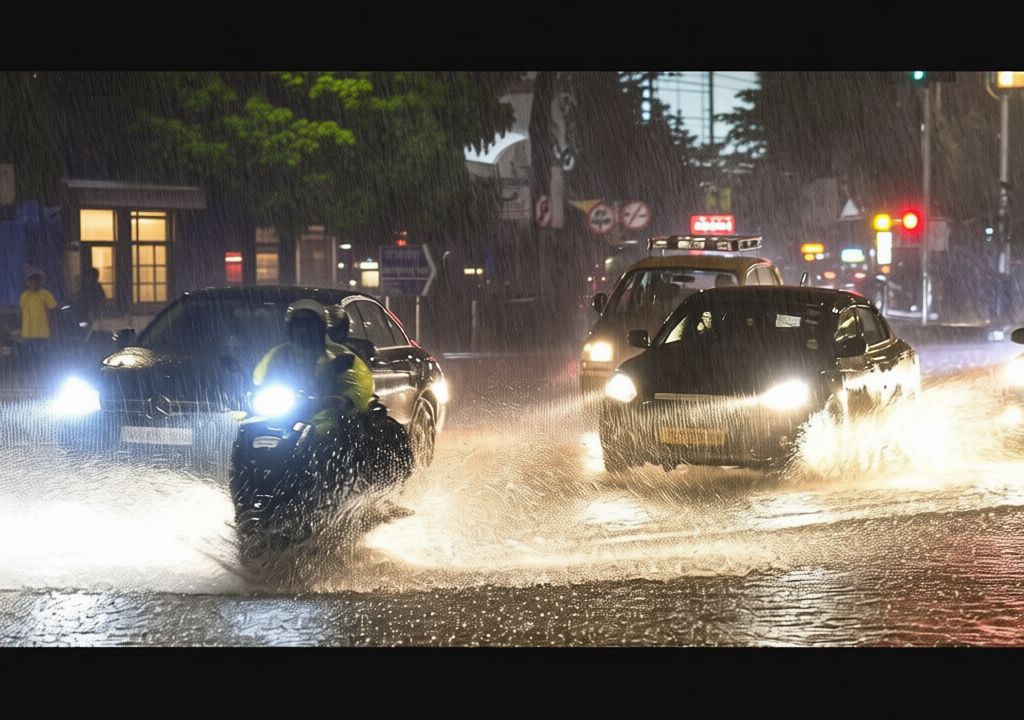 Mumbai roads waterlogged after heavy rains, traffic halts at Andheri, Dadar, Bandra; IMD issues orange alert