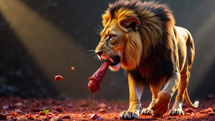 Lion vomits human remains in captivity. Girnar Hill child pilgrim’s killer beast caught: Report