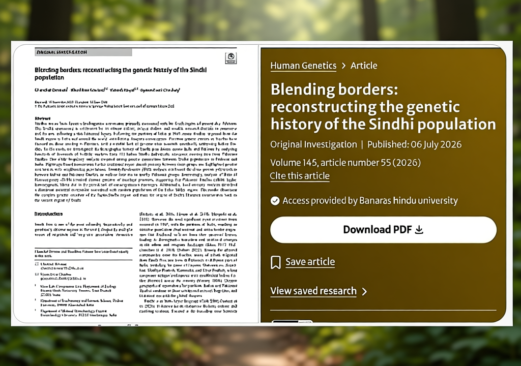 What borders couldn’t break: Sindhis in India and Pakistan still share strong genetic bond