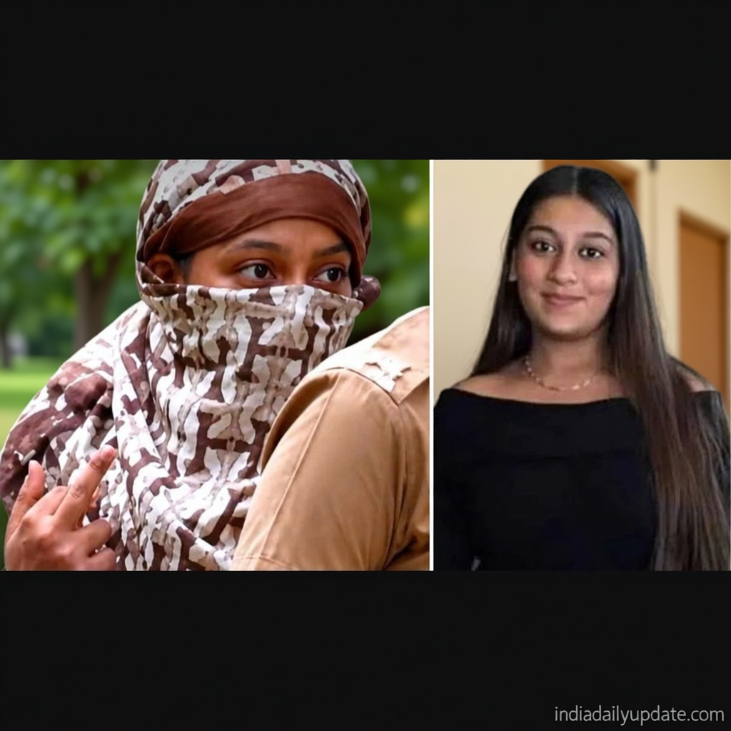 Siya Goyal’s father clarifies middle finger video; says she injured her hand on police car door