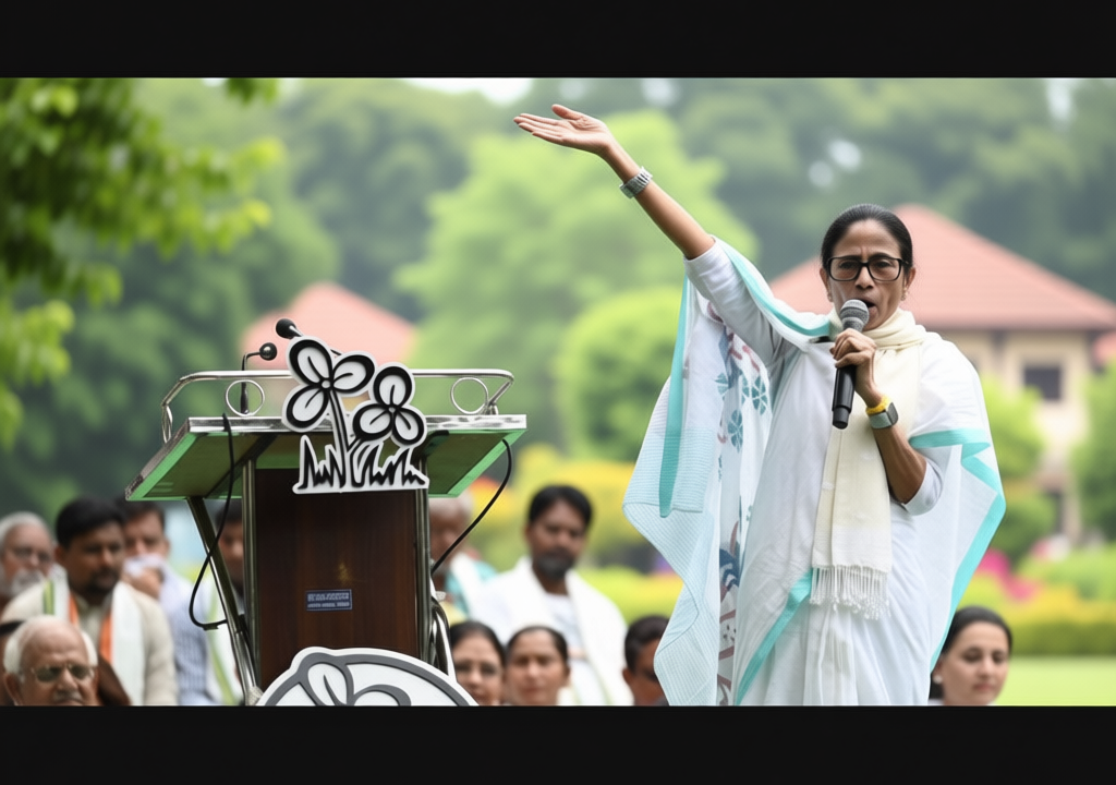 Mamata Banerjee reasserts TMC leadership at Martyr’s Day rally, hints she may join CJP protesters in Delhi