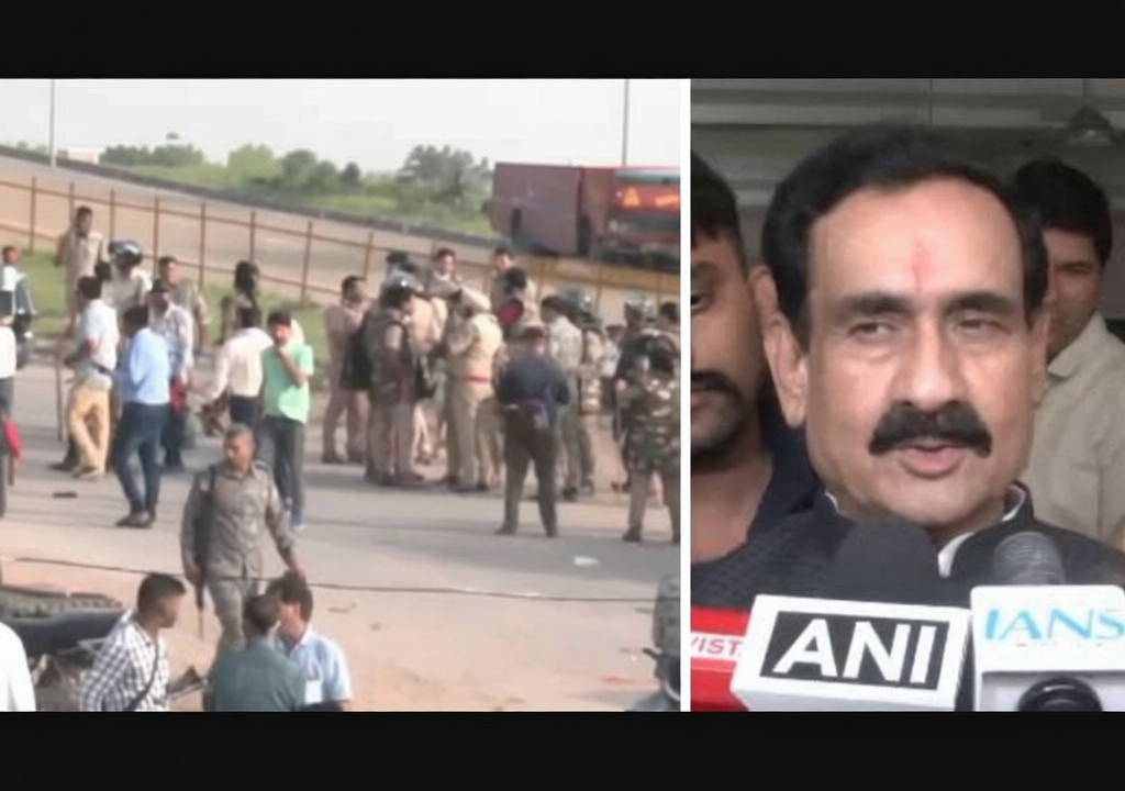 Violent protests in MP’s Datia after BJP leader Narottam Mishra gets denied poll ticket; highway blocked for 12 hours