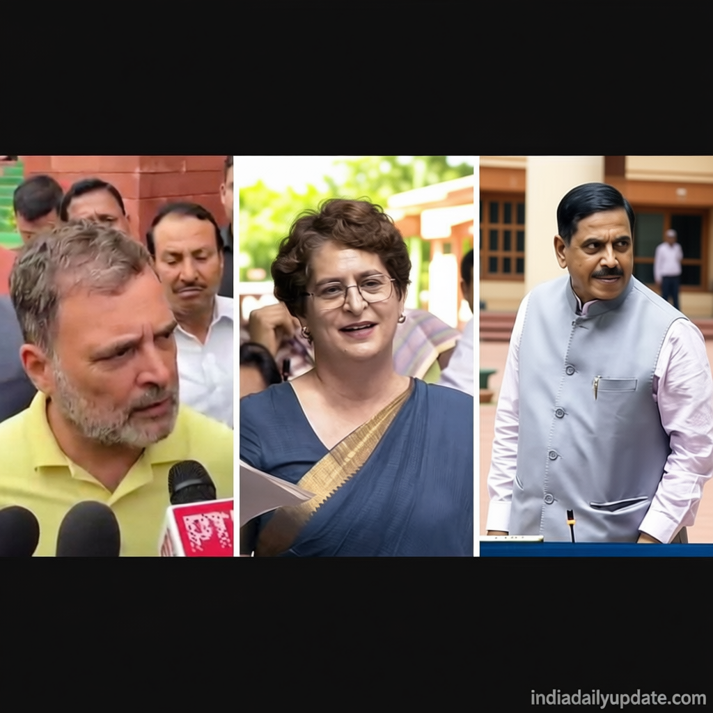 Rahul, Priyanka Gandhi dub Pralhad Joshi ‘defender of rapists’, BJP hits back