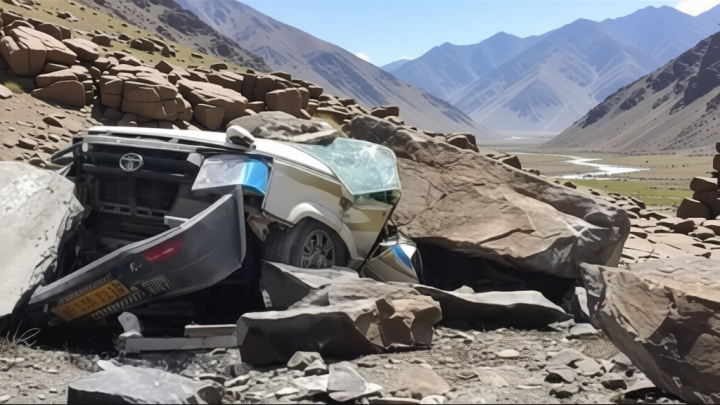 Infant among several feared dead after boulders crush taxi in Himachal Pradesh
