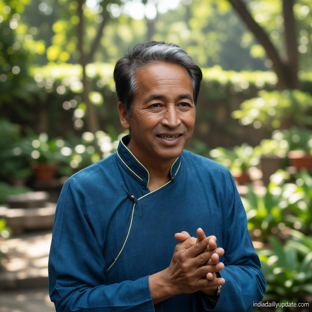 ‘Celebrate with humility’: Sonam Wangchuk’s message to CJP supporters after viral partying video