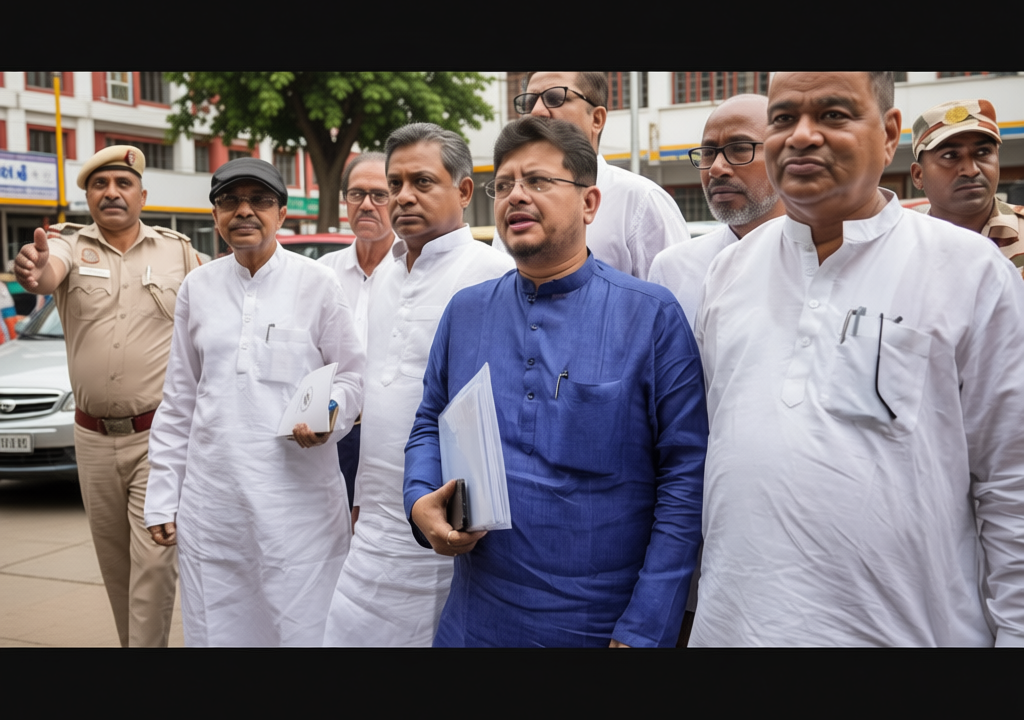 Will Mamata lose TMC symbol? Ritabrata Banerjee meets ECI to stake claim