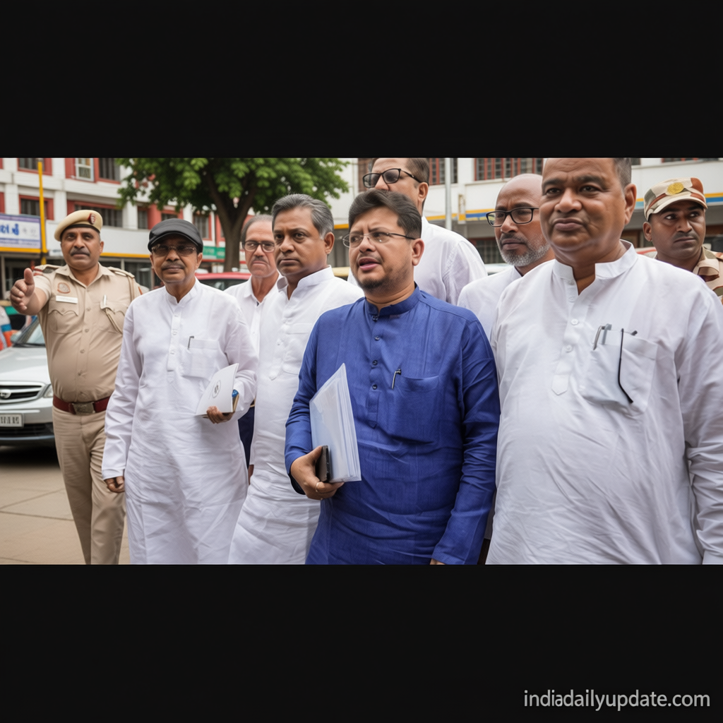 Will Mamata lose TMC symbol? Ritabrata Banerjee meets ECI to stake claim