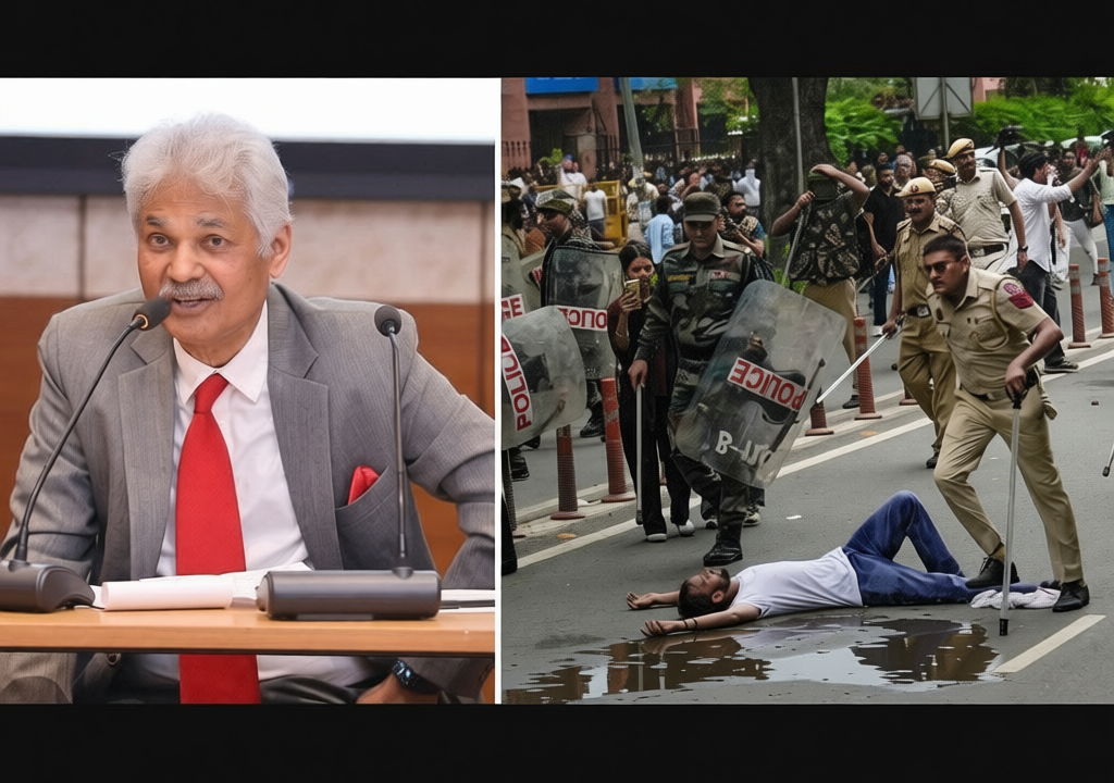 ‘Crowd control is not about beating them’: Ex-IPS officer Yashovardhan Azad calls for ban on pellet guns after student protest crackdown