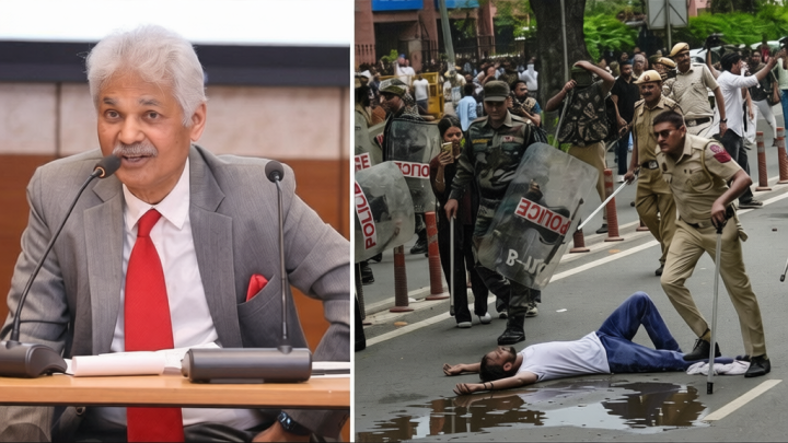 ‘Crowd control is not about beating them’: Ex-IPS officer Yashovardhan Azad calls for ban on pellet guns after student protest crackdown