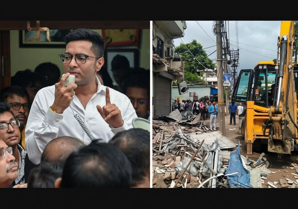 Abhishek Banerjee slams ‘theft in uniform’ by ‘BJP goons’ as Calcutta HC halts demolition at TMC MP’s office