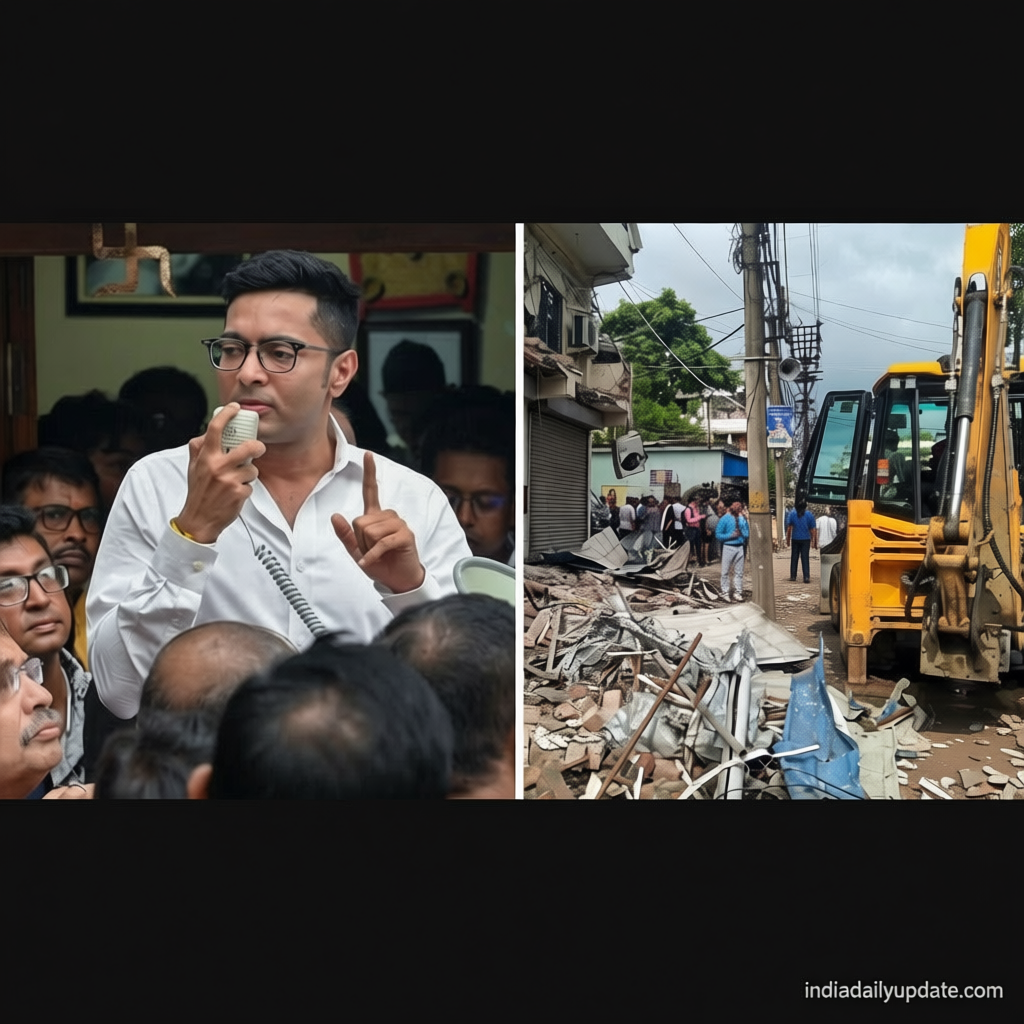 Abhishek Banerjee slams ‘theft in uniform’ by ‘BJP goons’ as Calcutta HC halts demolition at TMC MP’s office