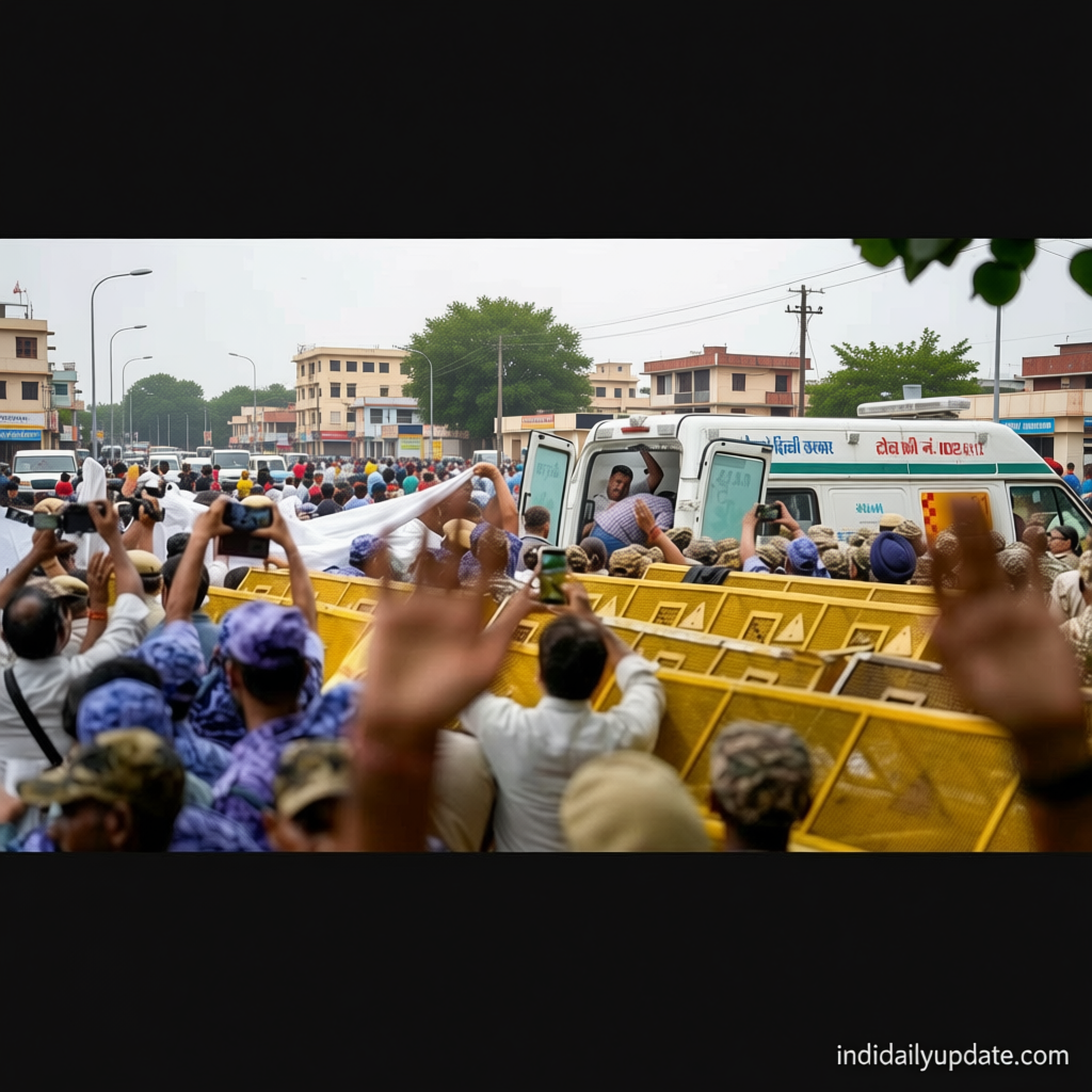 CJP alleges Sonam Wangchuk was dragged away from protest site; Opposition condemns police action