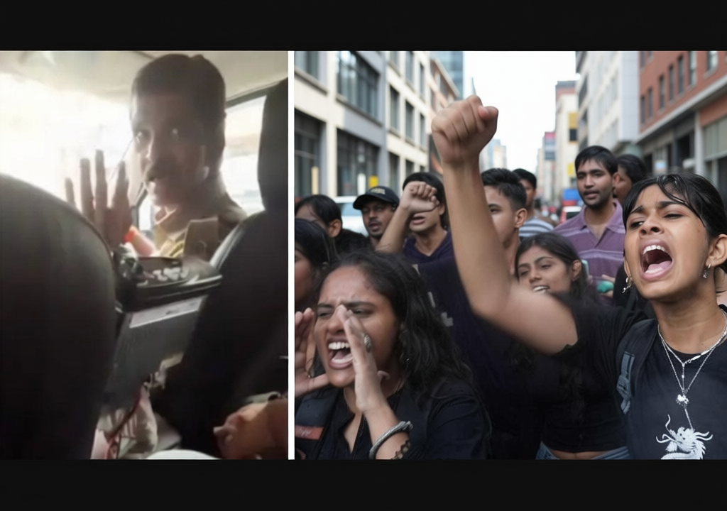 Mumbai police under fire after cop caught on camera threatening protesters with fake drug case | VIDEO