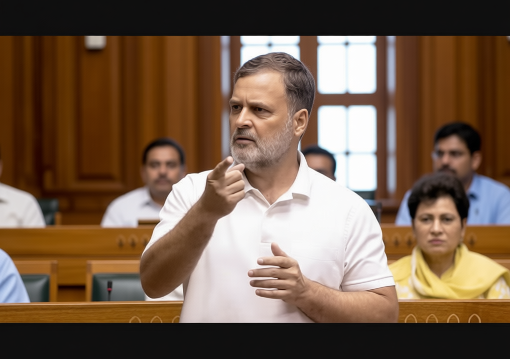 ‘Amit Shah authorised shooting of students’: Lok Sabha erupts over Rahul Gandhi’s allegations