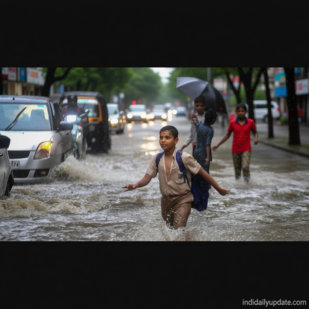 Mumbai weather forecast: IMD issues orange alert; Palghar declares school holiday amid heavy rainfall warning