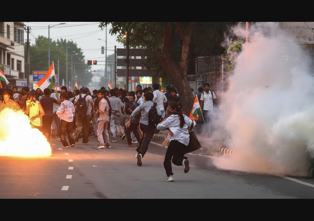 Supense grows over resignation as Amit Shah talks to Dharmendra Pradhan for 3 hours; protests continue