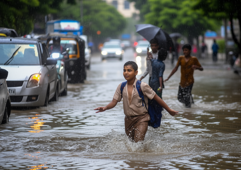 Mumbai rains update: At least 17 flights cancelled, 120 trains hit as IMD red alert continues till July 8