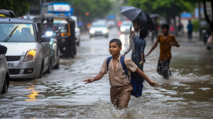 Mumbai rains update: At least 17 flights cancelled, 120 trains hit as IMD red alert continues till July 8