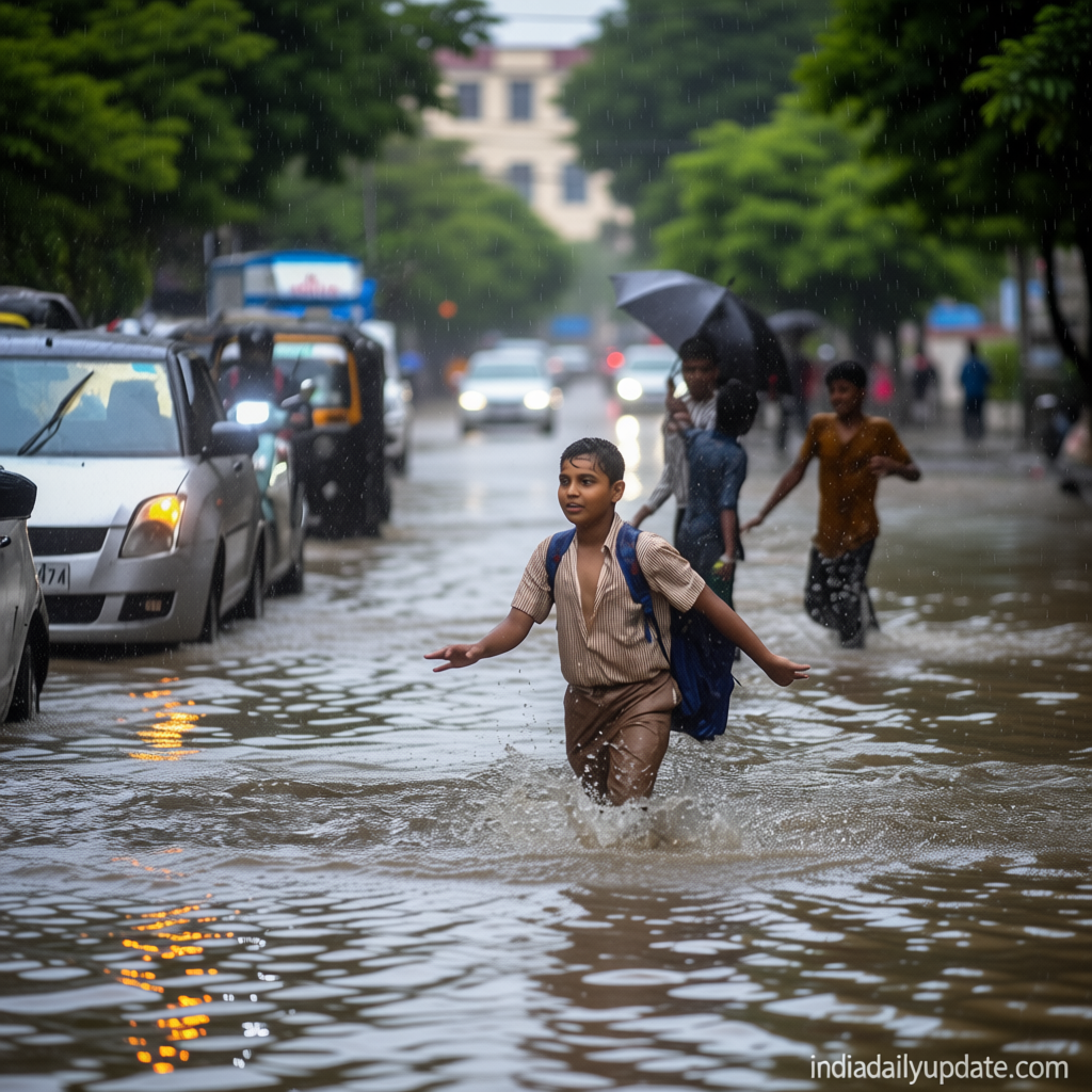 Mumbai rains update: At least 17 flights cancelled, 120 trains hit as IMD red alert continues till July 8