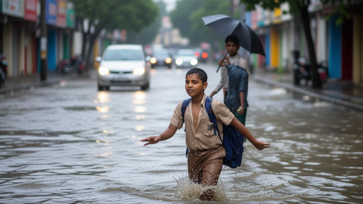 Red alert in Mumbai: IMD warns of extremely heavy rain; train services disrupted