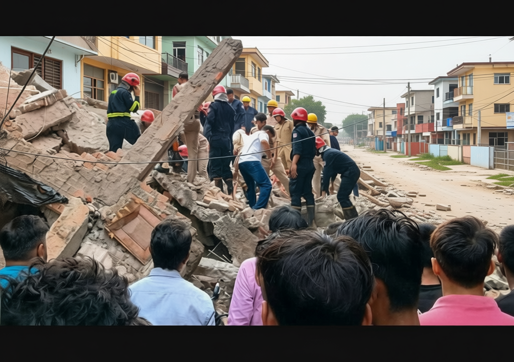 Delhi disaster: Several feared trapped as multi-storey building in Rohini crumbles after heavy rain | VIDEO