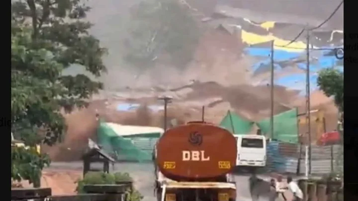 Major landslide hits Kerala’s Wayanad after heavy rains; several feared trapped