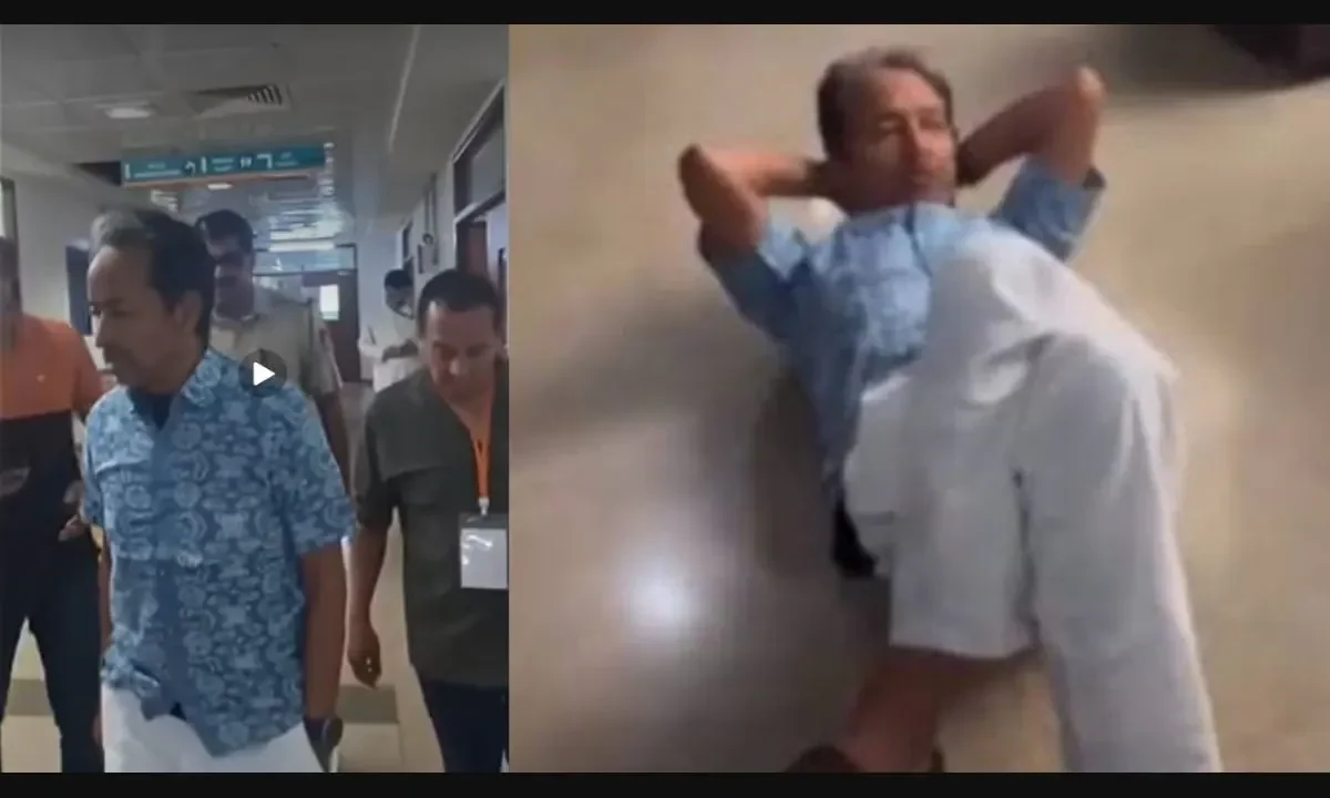 ‘Arrest me’: Viral video shows agitated Sonam Wangchuk arguing with cops, staff at Safdarjung Hospital