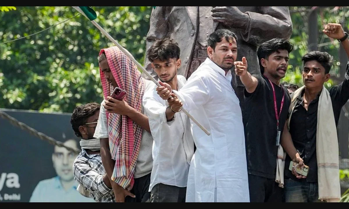 Bihar bandh violence: Did Tej Pratap Yadav incite protesters? JJD chief arrested after police cite CCTV footage