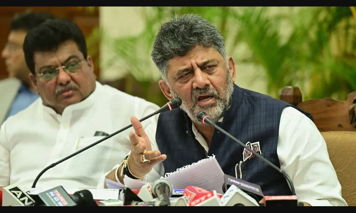 Bidadi township row: Shivakumar unearths past deals, accuses JD(S) of hypocrisy