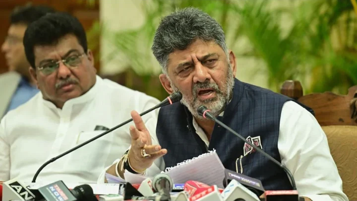 Bidadi township row: Shivakumar unearths past deals, accuses JD(S) of hypocrisy