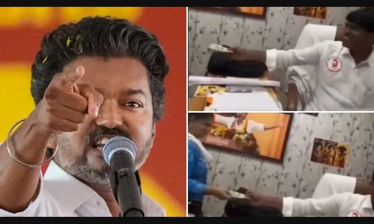 CM Vijay walks the talk as TVK leader Veera fired over viral video on alleged ‘bribery’
