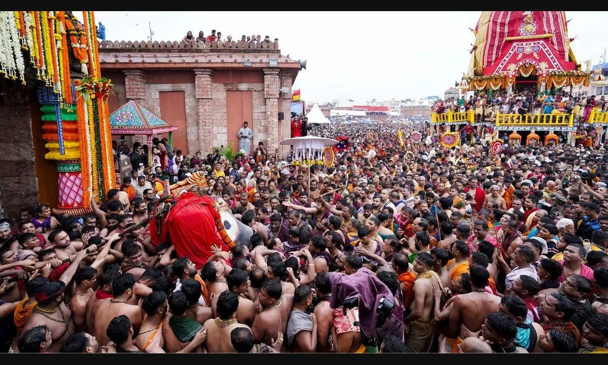 Puri Rath Yatra: 2 devotee die, 200 hospitalised after stampede-like situation at Lord Jagannath temple, say reports