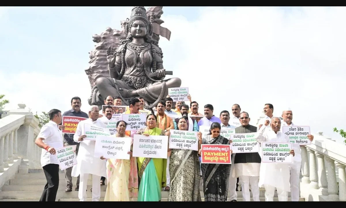 ‘No woman minister’: Karnataka BJP targets Congress over ‘double standards’