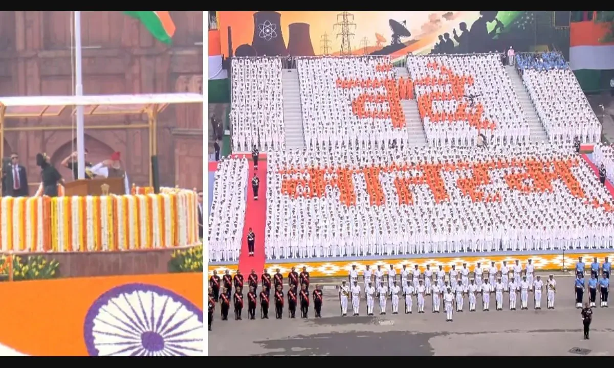 Historic first: ‘Vande Mataram’ echoes at Red Fort during 80th Independence Day