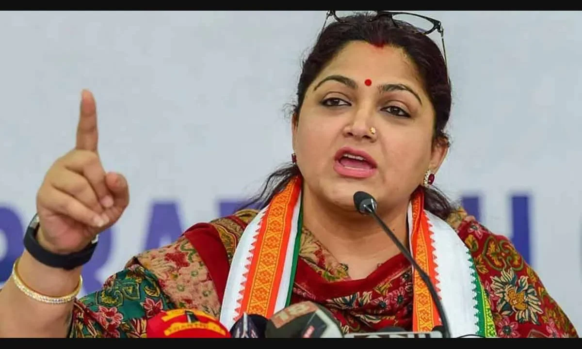 ‘Women are not pawns in game of politics’: BJP’s Khushbu Sundar condemns Nainar Nagenthran’s remark on Vijay’s mother