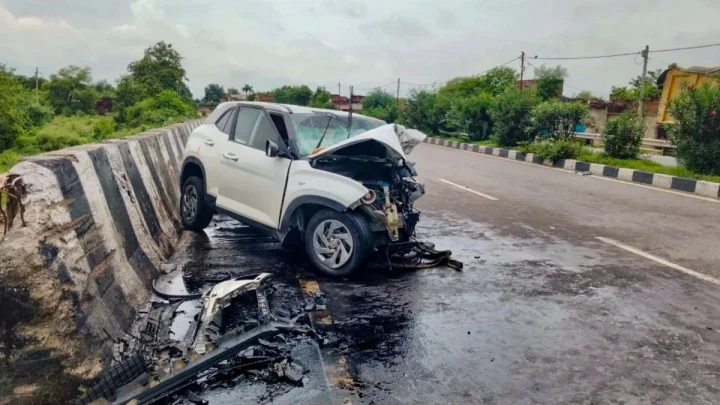 What led to the fatal car crash that killed slain gangster-turned-politician Atiq Ahmad’s son