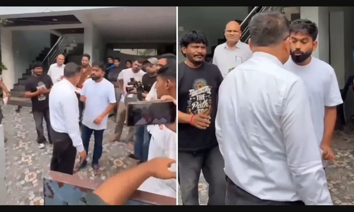Abhijeet Dipke lashes out at cop in viral video outside Maharashtra home; netizens react: ‘Who are you to…’