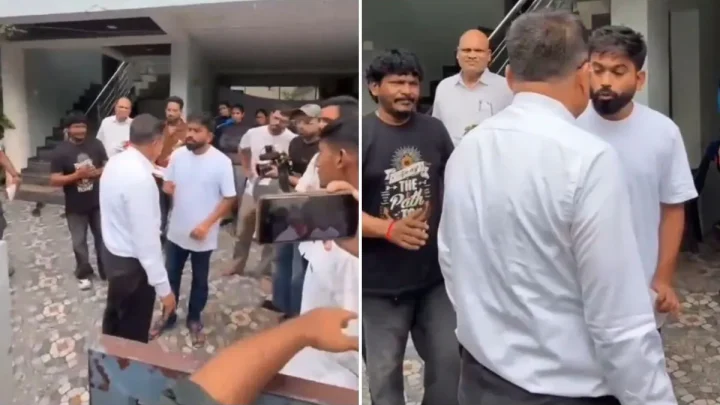 Abhijeet Dipke lashes out at cop in viral video outside Maharashtra home; netizens react: ‘Who are you to…’